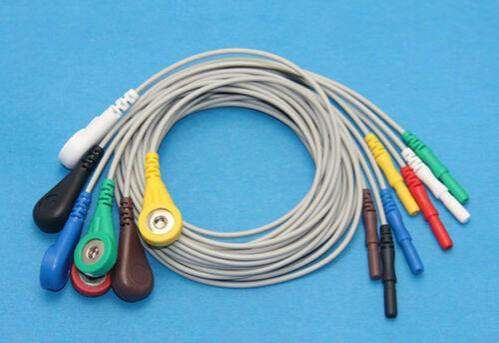 Holter Cable Leads 1.5 mm Din (Female socket type) Snap type leads-TenTabs-Accessories_Holter Cable,Holter cable,holter leads 1.5 mm Din snap type leads,Hospital Equipment