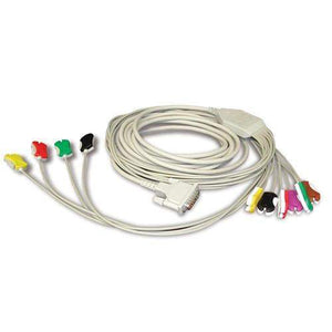 ECG Patient Cable: 10 lead for RMS with 3 mm pin-TenTabs-Accessories_ECG Patient Cables,ECG Patient cable,ECG Patient cable RMS with 3 mm pin 10 lead,Hospital Equipment