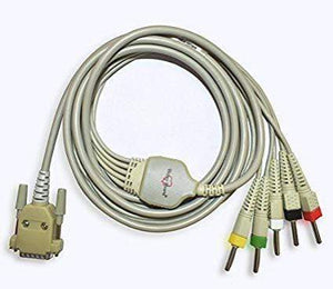 ECG Patient Cable - 5 lead for BPL 08 Digi, Uniem-TenTabs-Accessories_ECG Patient Cables,ECG patient cable 05 lead compatible with BPL 108 Digi,ECG Patient cable BPL 108T,Hospital Equipment